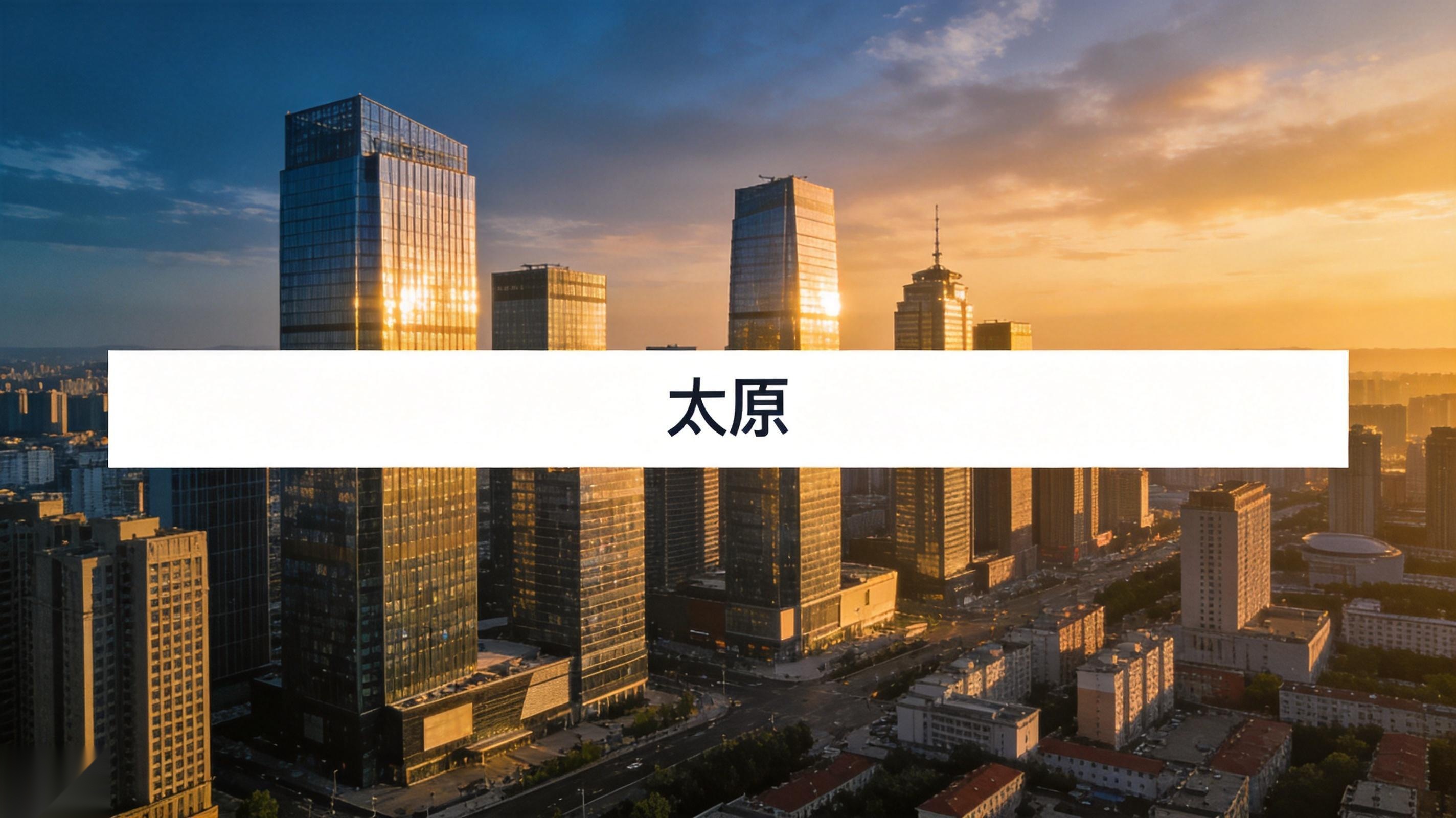 太原城市天际线全景